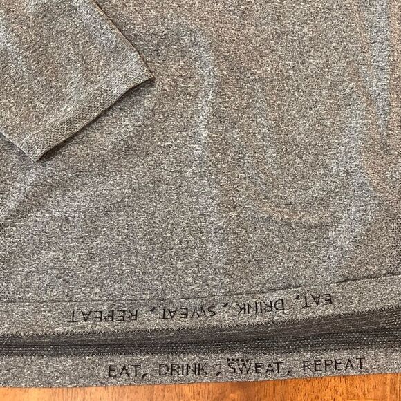 Lululemon Metal Vent Tech Long Sleeve Dark Heather Grey Seamless Workout XL - Picture 5 of 6